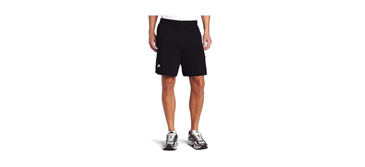 Russell Athletic Men's Basic Cotton Jersey Short With Pockets