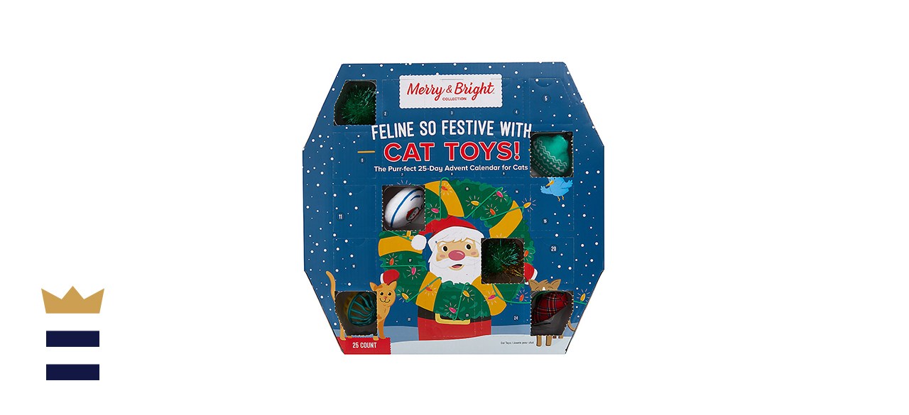 Merry & Bright Holiday Feline So Festive With Cat Toys 25-Day Advent Calendar