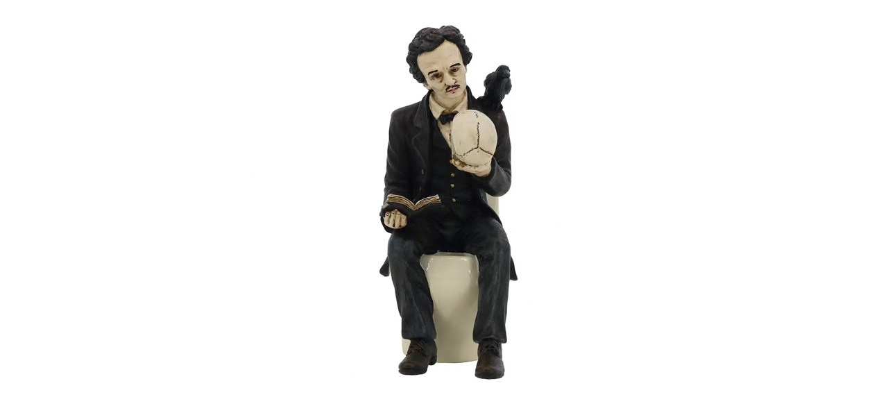 Best 7 inch Dead Poe on Toilet Tabletop Décor by Ashland