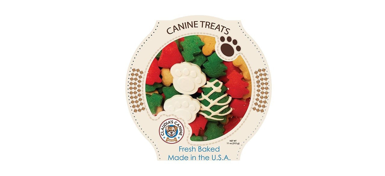 Miles Kimball Claudia's Canine Cuisine Santa Paws Classic Gourmet Dog Cookies