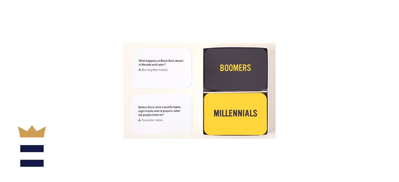 Millennials vs. boomers trivia game