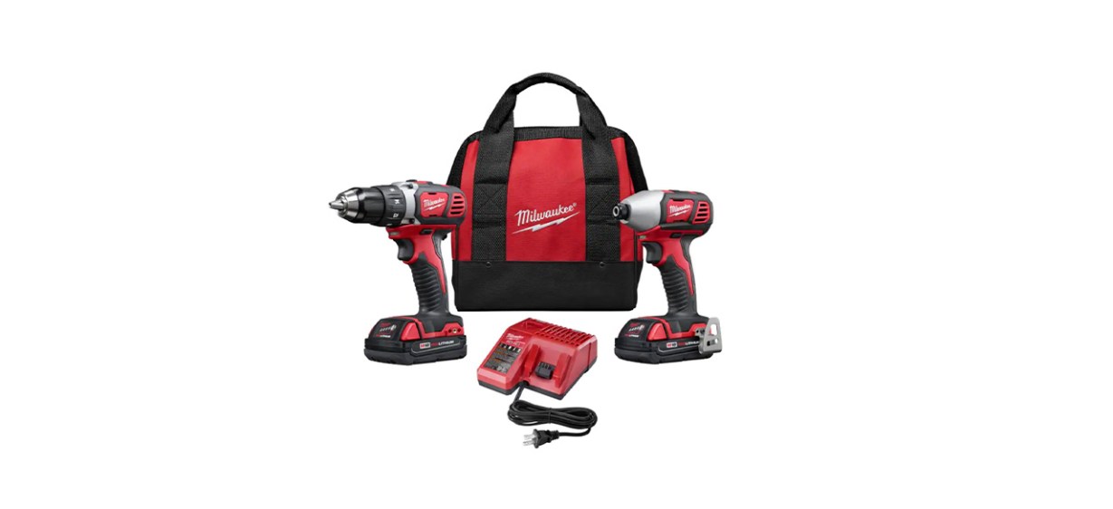 Milwaukee Lithium-Ion Cordless Drill Driver-Impact Driver Combo Kit
