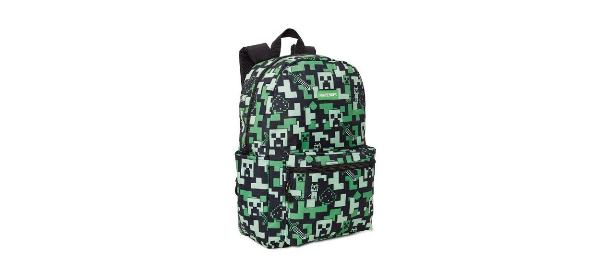 Minecraft Creeper 16” Backpack