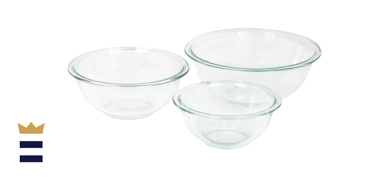 Pyrex Glass Mixing Bowl Set (3-Piece Set