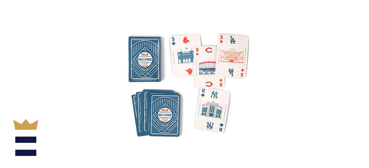 MLB Stadium Illustration Playing Cards