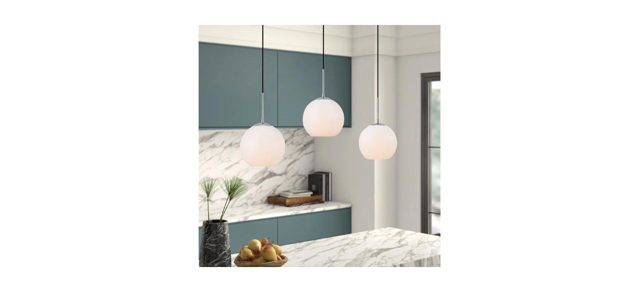 Snead Three-Light Kitchen Island Pendant