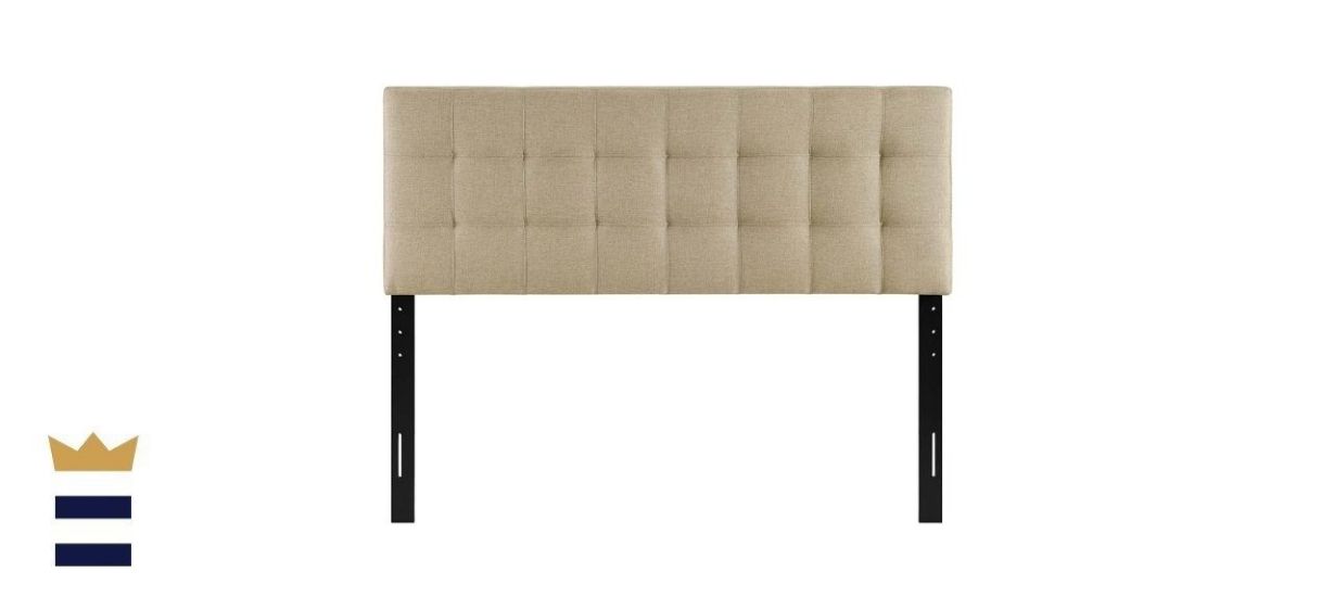 Modway Lily Tufted Linen Fabric Upholstered King Headboard