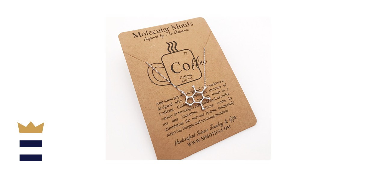 MolecularMotifs Coffee Necklace