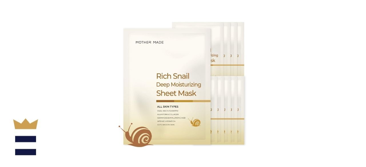 MOTHER MADE Deep Moisturizing Snail Facial Treatment &amp; Masks, Set of 10