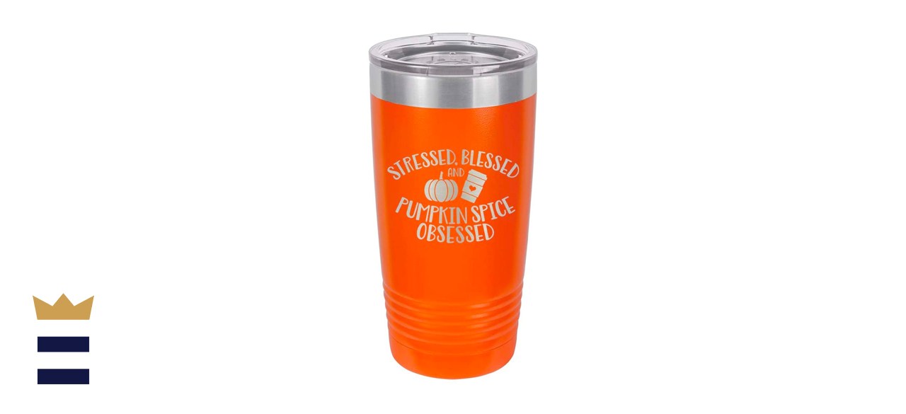 Orange 20 oz Drink Tumbler