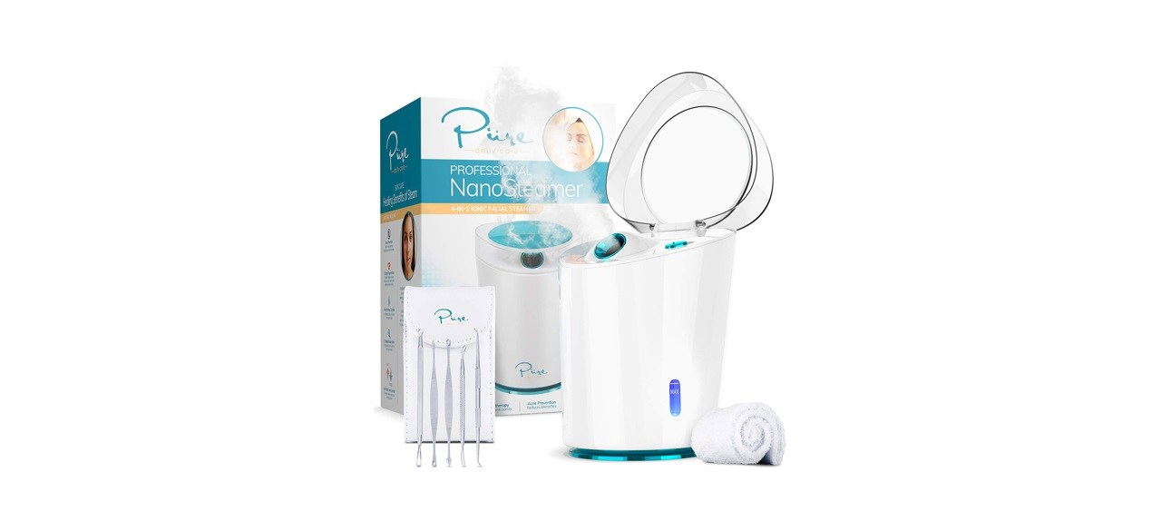 NanoSteamer PRO Professional 4-in-1 Nano Ionic Facial Steamer