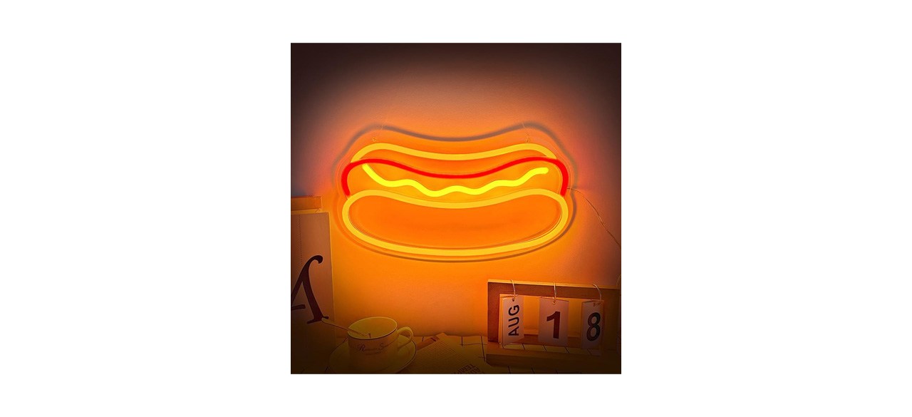 Divatla Hot Dog Neon Sign