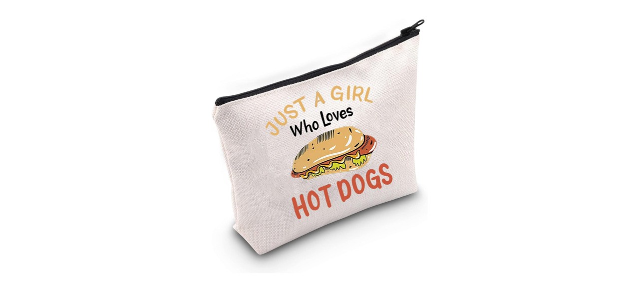 LEVLO Funny Hot Dogs Cosmetic Bag