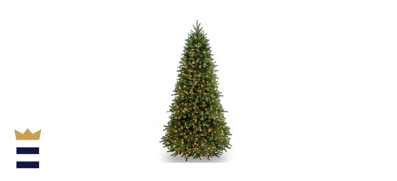 National Tree Company 6.5-Foot Pre-Lit Jersey Fraser Fir