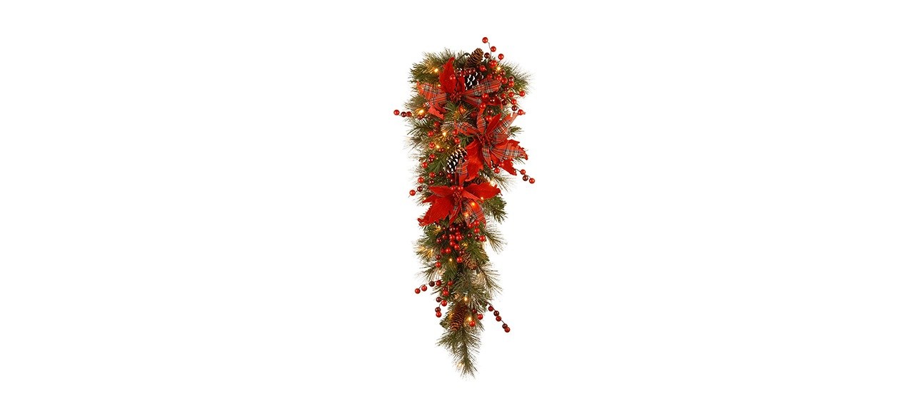 National Tree Company Pre-lit Artificial Christmas Teardrop