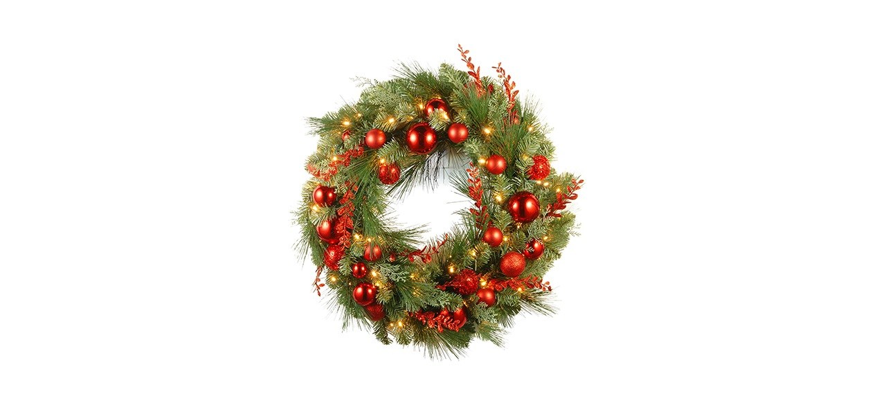 National Tree Company Pre-Lit Christmas Wreath