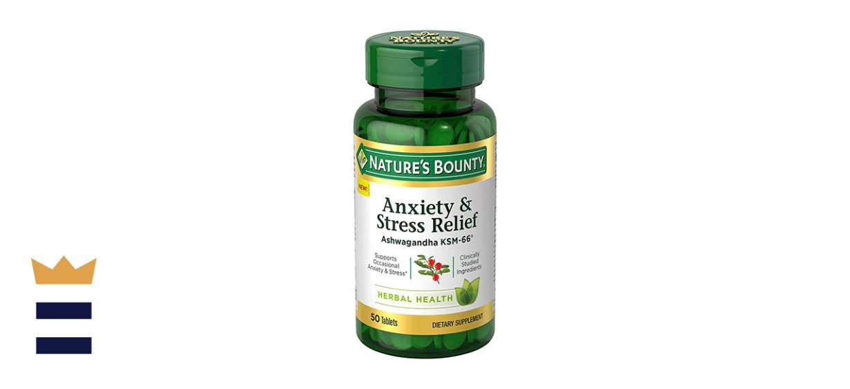 Nature’s Bounty Anxiety Stress Relief Ashwagandha Tablets