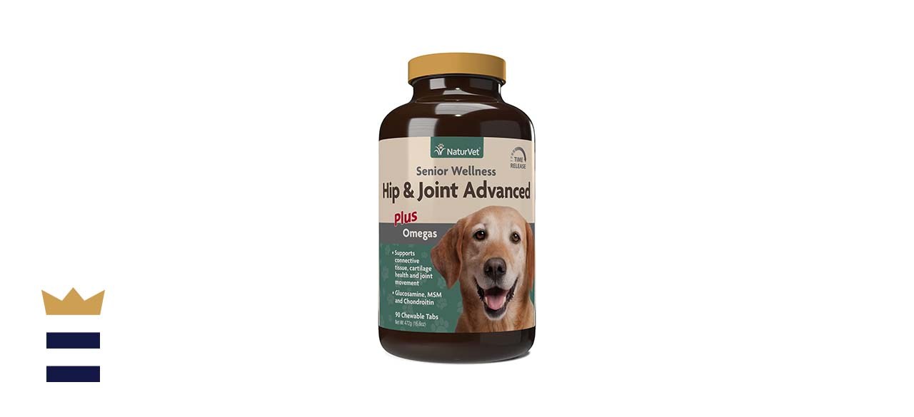 NaturVet Senior Wellness Hip and Joint Advanced Soft Chews Plus Omegas