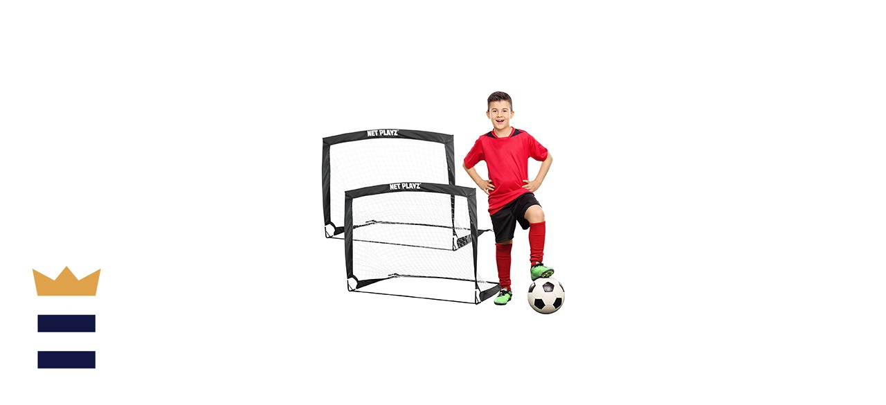 Net Playz: Set of Two Fold-up Soccer Goals