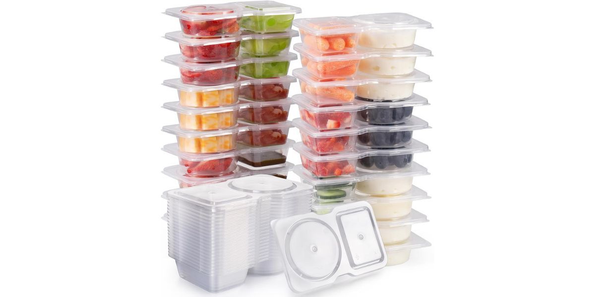 Reusable Snack Containers with Lids
