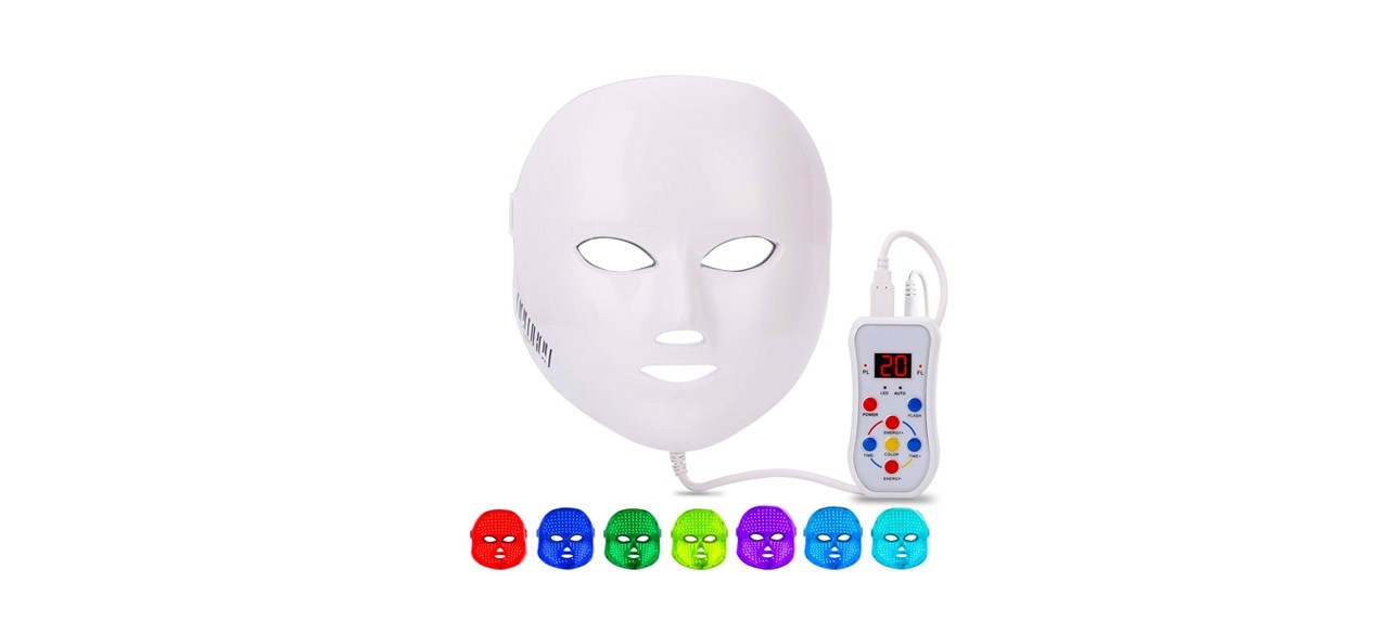 NEWKEY Led Face Mask Light Therapy Mask