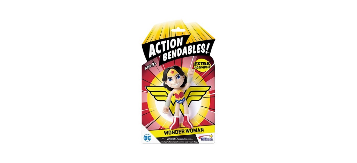 NJ Croce Bendable Wonder Woman Action Figure