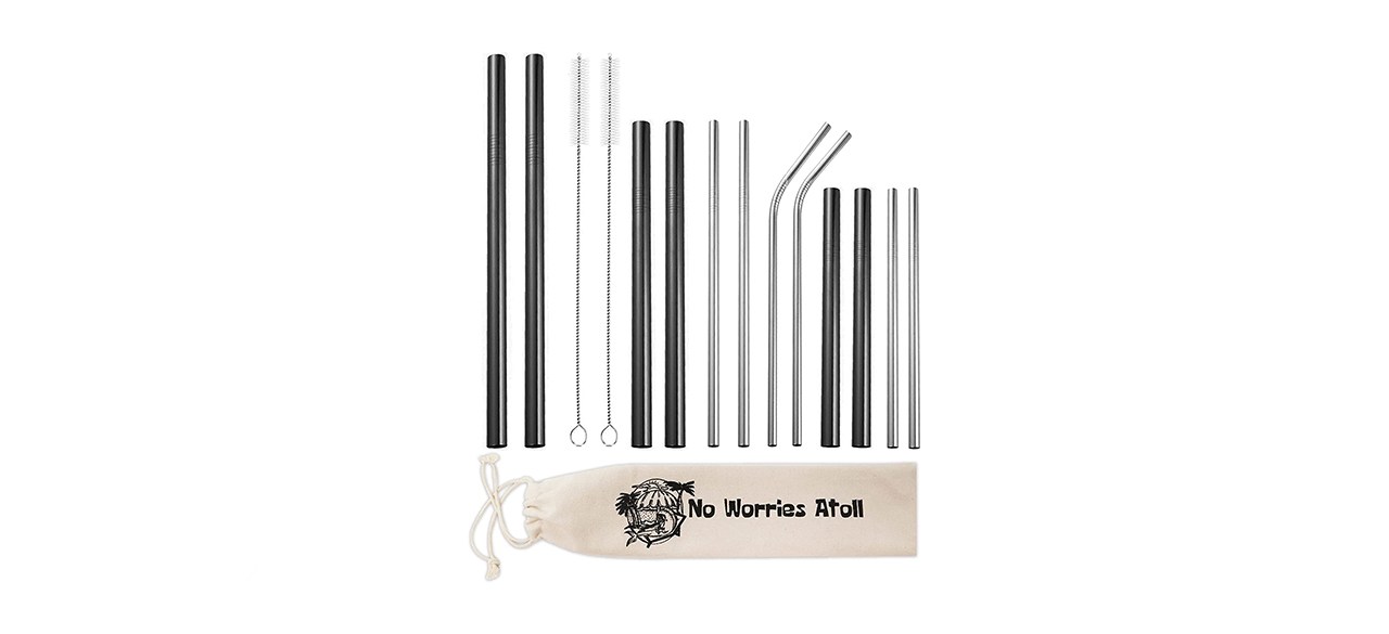 best No Worries Atoll Straw Set