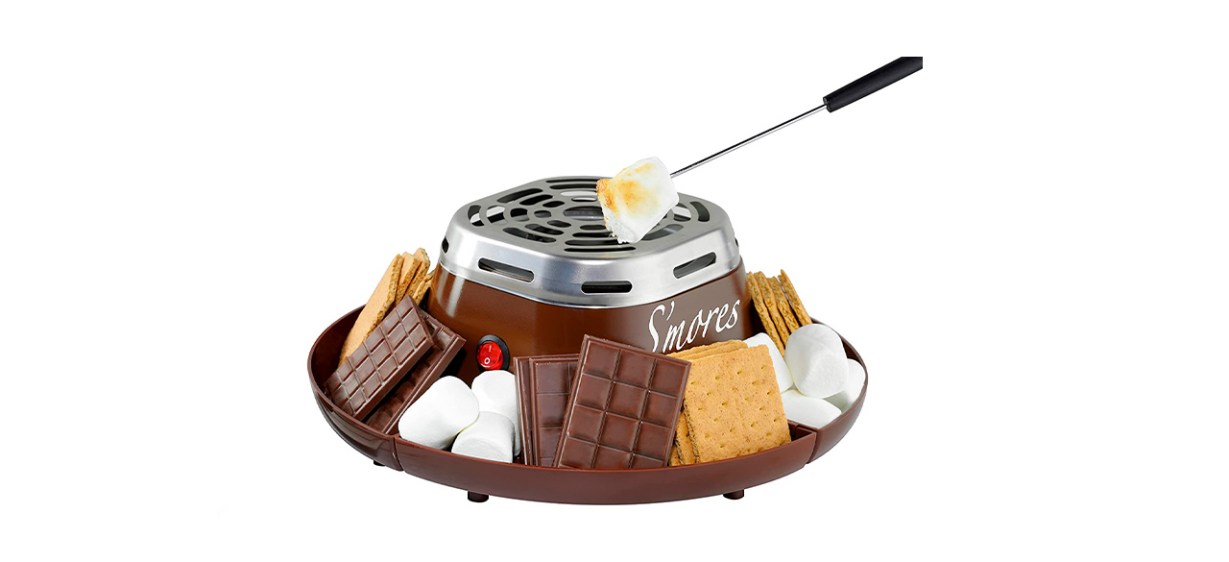 Nostalgia Indoor Electric Stainless Steel Smores Maker Nostalgia Indoor Electric Stainless Steel Smores Maker