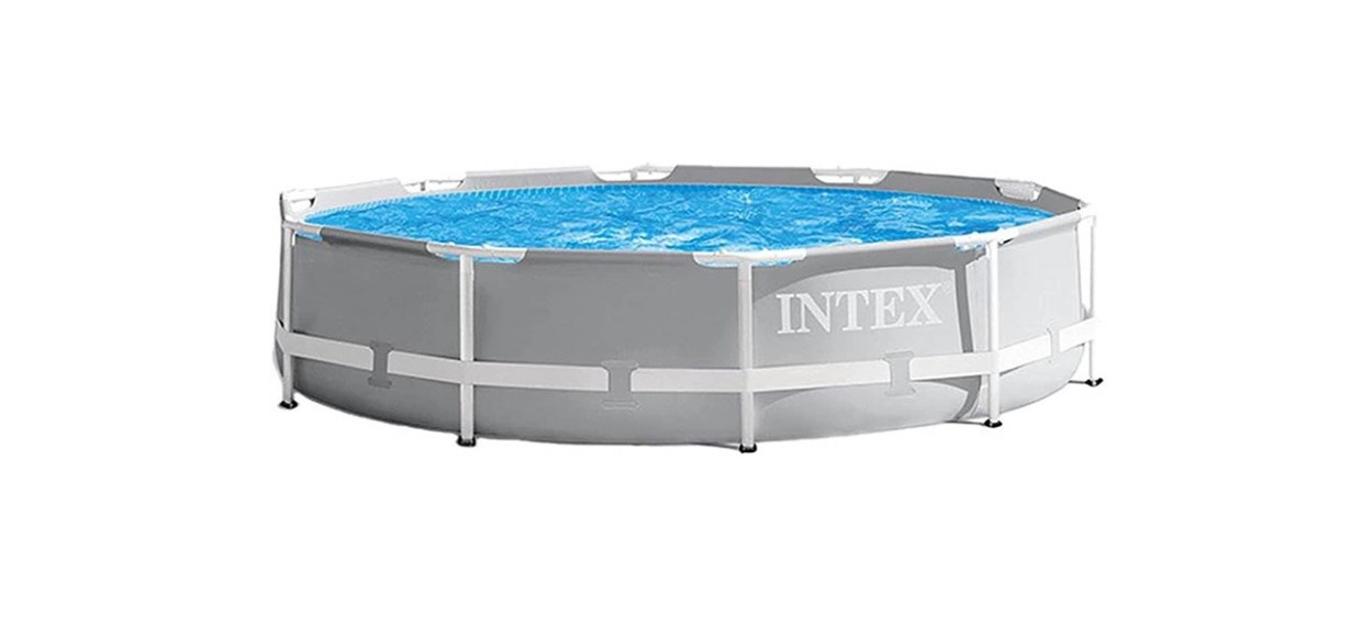 Now Intex 10ft x 30in Prism Frame Pool Set with Filter Pump