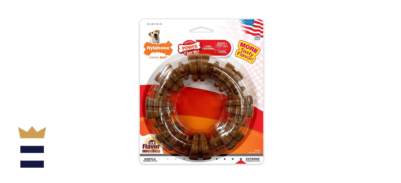 Nylabone Power Chew Textured Dog Chew Ring