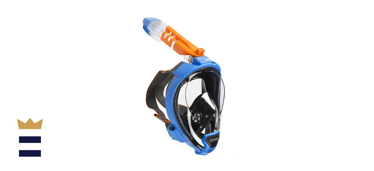 thumbnail image 2 of OCEAN REEF Aria QR+ Full Face Snorkeling Mask – 180° Panoramic View, Anti-Fog, Quick Release 2 of 11