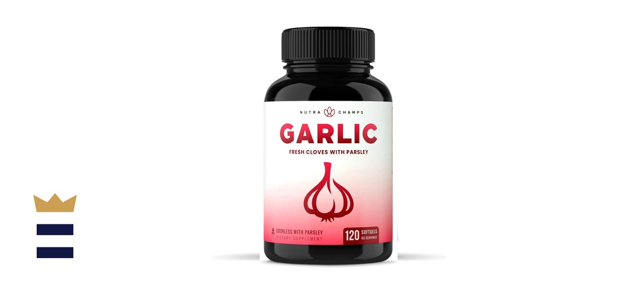 Odorless Garlic Pills, Extra-Strength Softgels 1000mg Immune Support Supplement