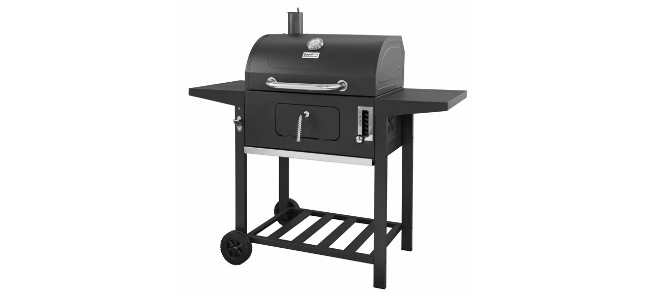 Best Royal Gourmet Barrel Charcoal Grill with Side Shelves