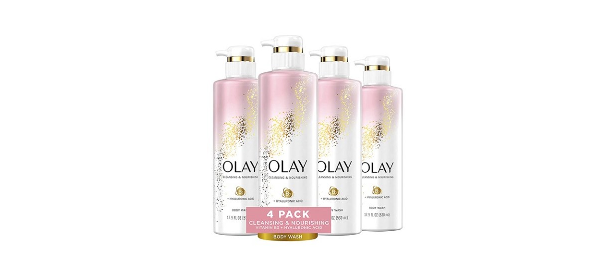 Olay Cleansing &amp; Nourishing + Hyaluronic Acid Body Wash