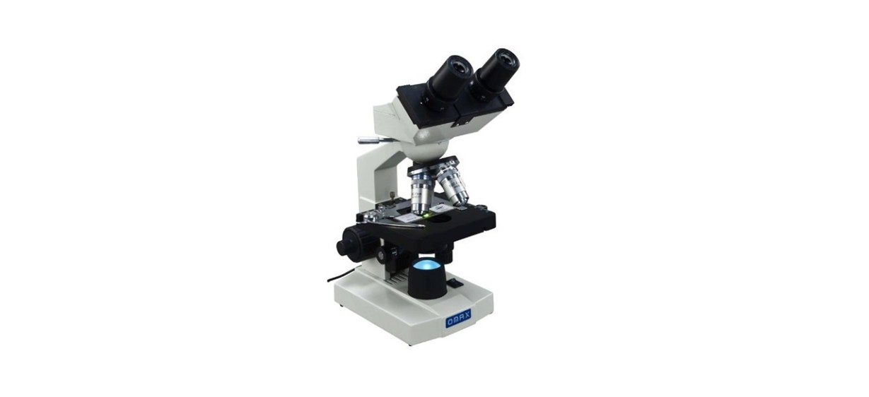 OMAX 40X-2,000X Lab LED Binocular Compound Microscope