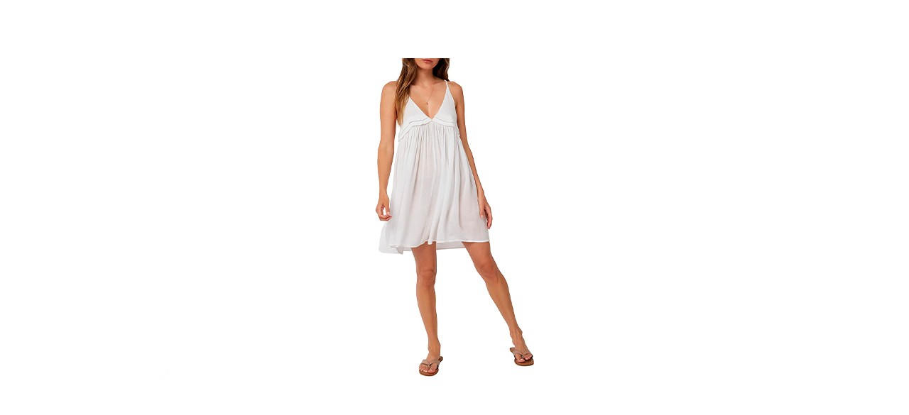 ONeill Spaghetti Strap V-Neck Beach Cover-up Dress