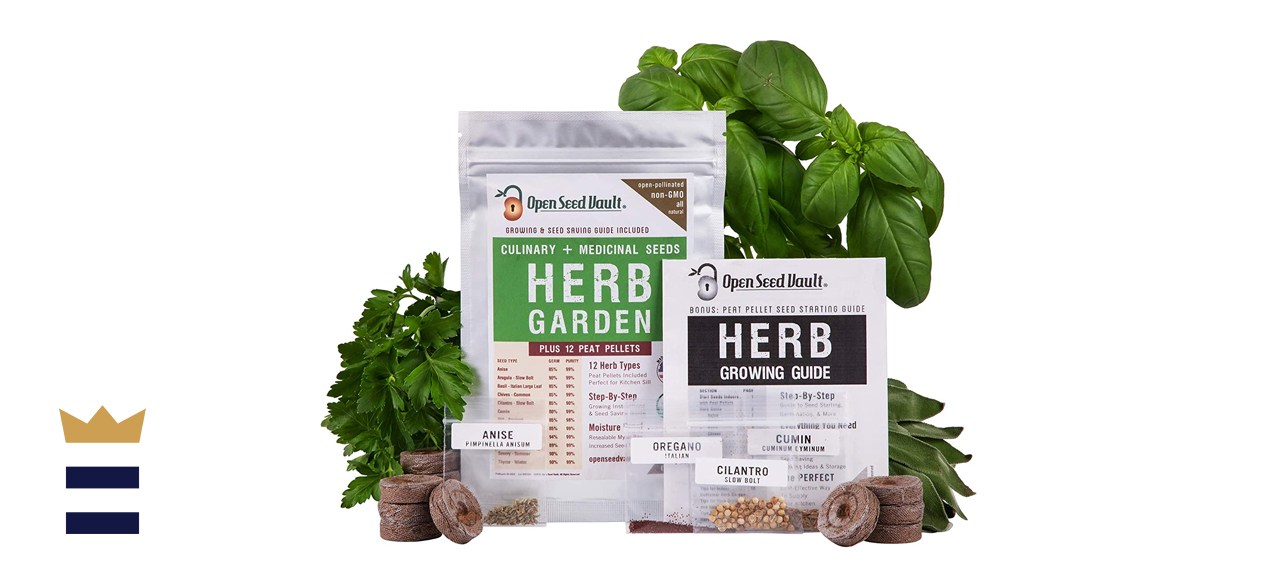 Open Seed Vault Store 100% Non-GMO Heirloom Herb Garden