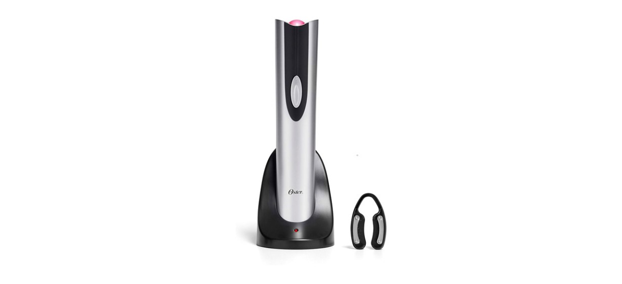 Oster Cordless Electric Wine Bottle Opener with Foil Cutter Oster Cordless Electric Wine Bottle Opener with Foil Cutter