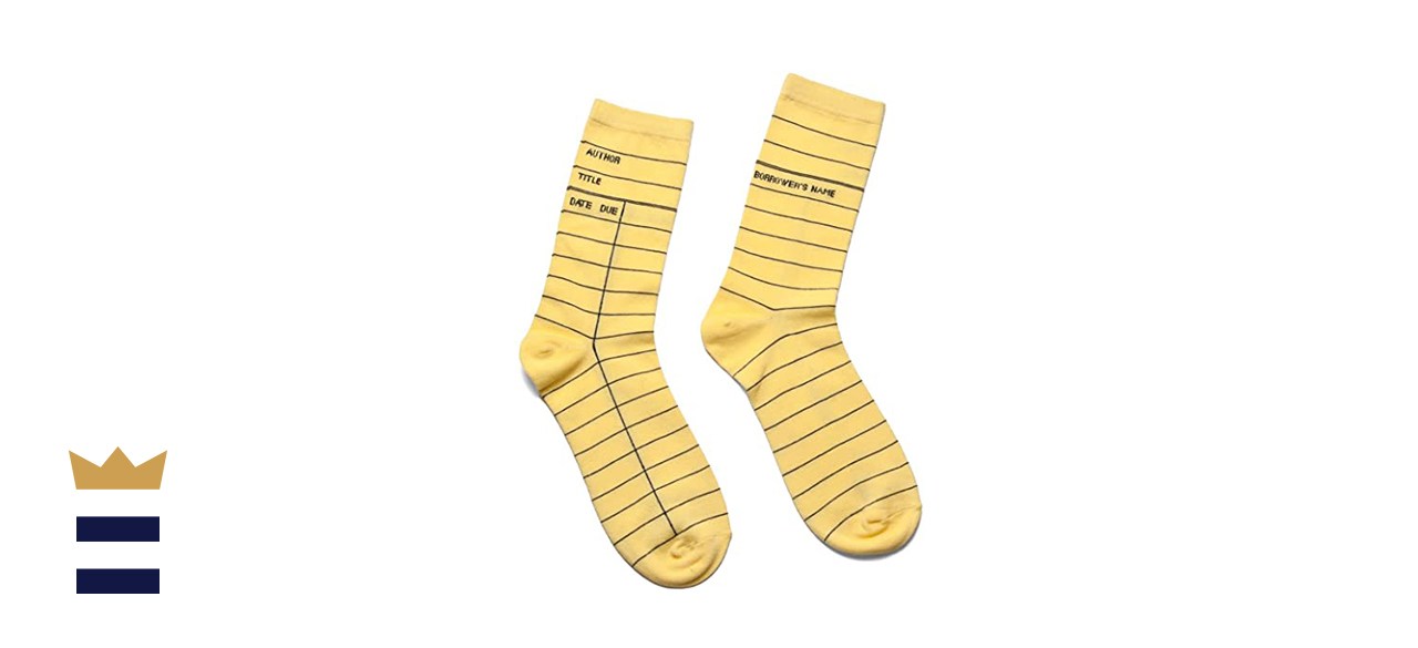 Out of Print Literary and Book-Themed Unisex Cotton Socks for Book Lovers