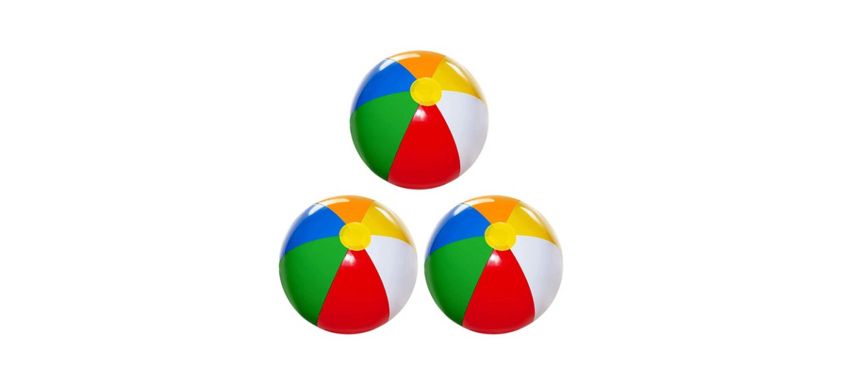 Outdoor-Best 4E’s Novelty Beach Balls, 3-Pack