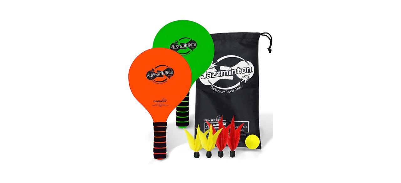 Best Funsparks Jazzminton Paddle Ball Game