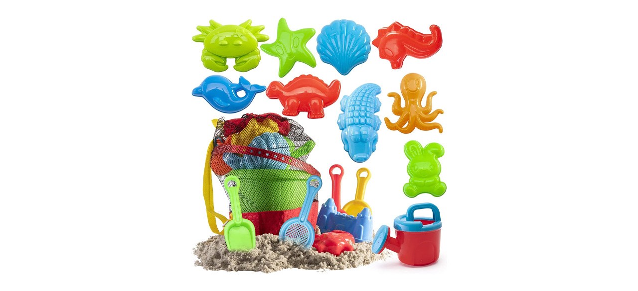 Best PREXTEX 19-Piece Kids Beach Toys