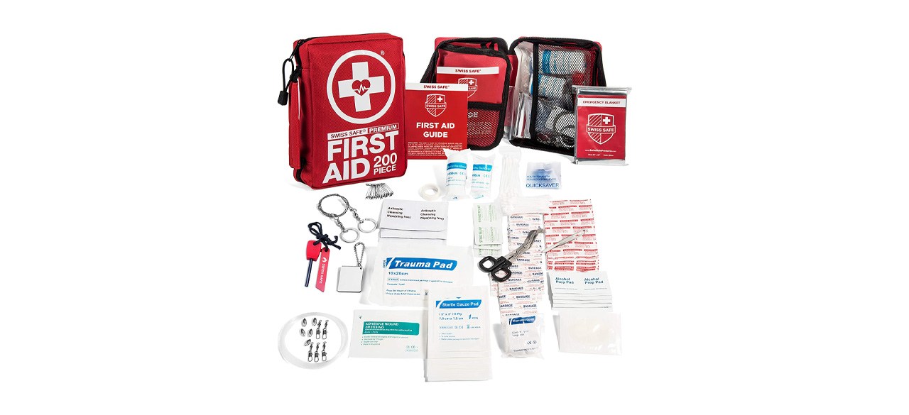 Best Swiss Safe 200-Piece Professional First Aid Kit