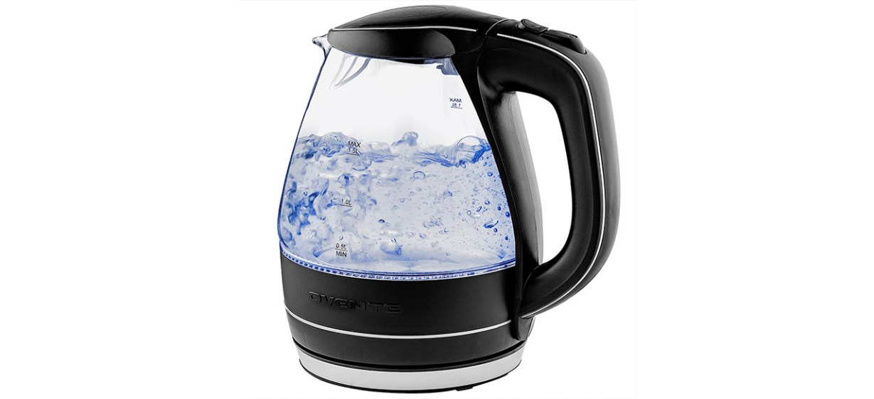 Ovente 1.5-Liter Glass Electric Kettle