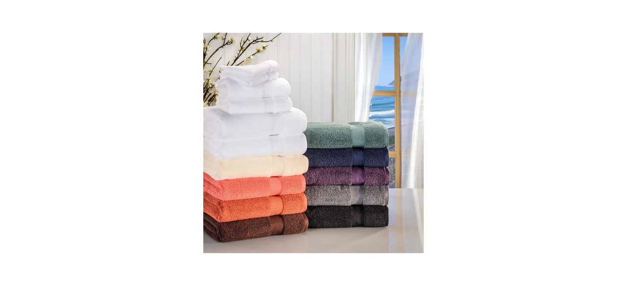 Miranda Haus Soft and Absorbent Zero Twist Cotton 6-piece Towel Set