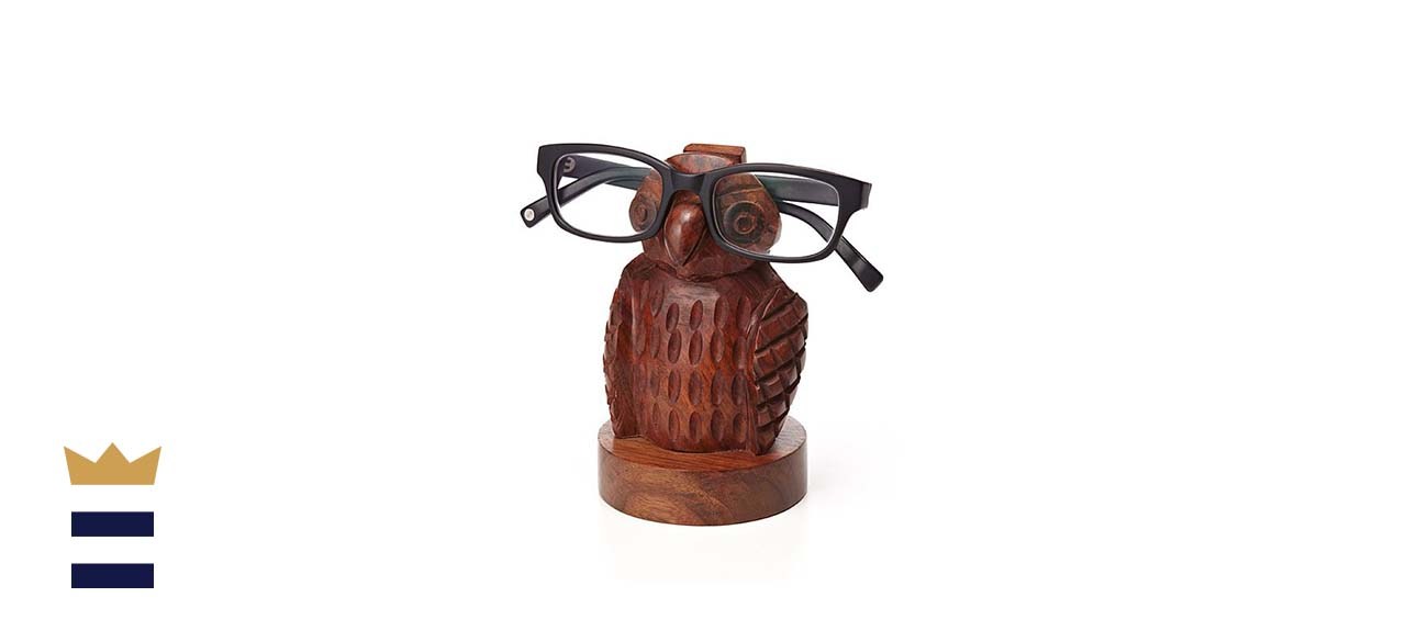 Owl eyeglass holder