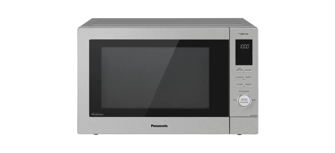 Panasonic - 1.2 Cu. Ft. 1000 Watt HomeCHEF CD87KS 4-in-1 Multioven Microwave on white background