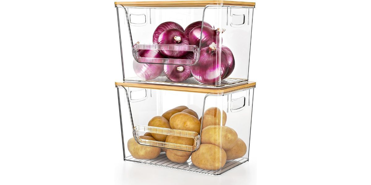 Delamu 2 Set Pantry Organizers and Storage