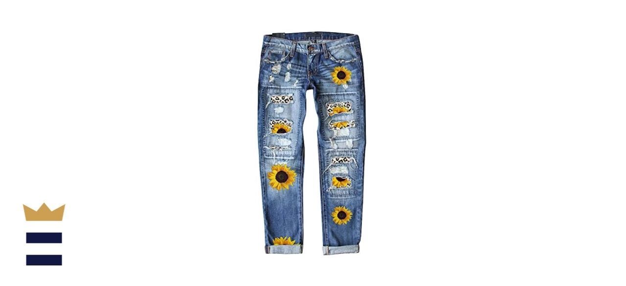 Patchwork jeans