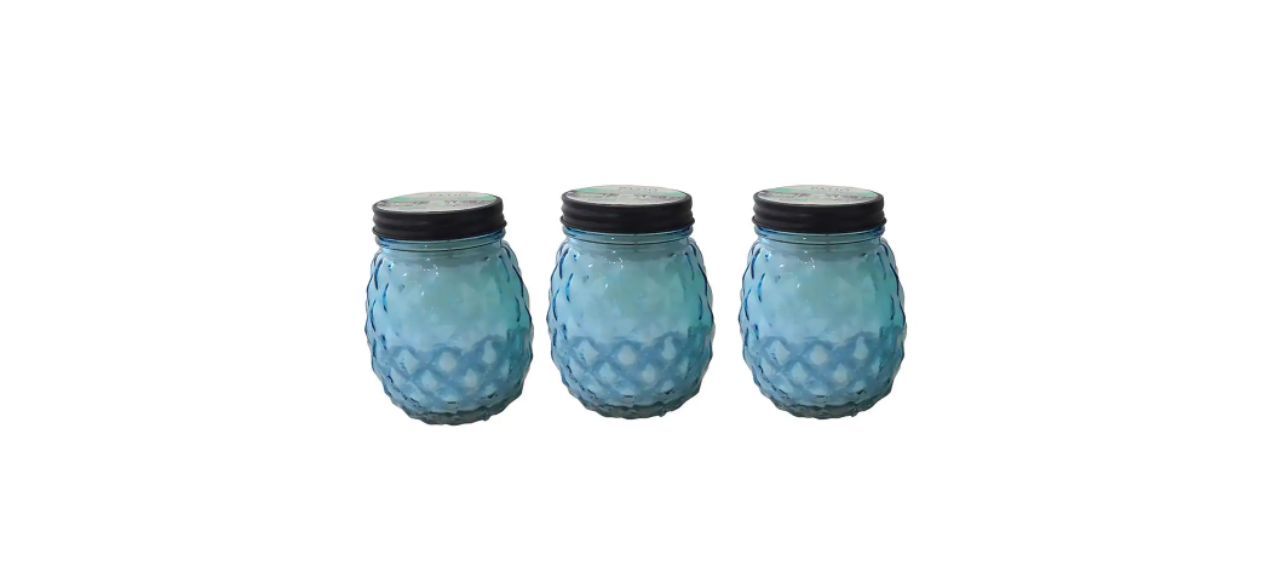 Patio Essentials Pineapple Jar Candles